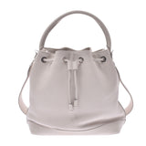 Louis Vuitton Louis Vuitton Noe PM White Ladies Triyon Leather Shoulder Bag A-Rank Used Silgrin