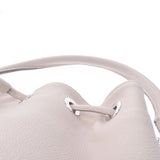 Louis Vuitton Louis Vuitton Noe PM White Ladies Triyon Leather Shoulder Bag A-Rank Used Silgrin