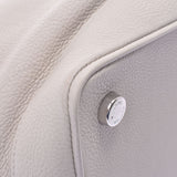 Louis Vuitton Louis Vuitton Noe PM White Ladies Triyon Leather Shoulder Bag A-Rank Used Silgrin