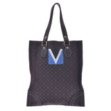 LOUIS VUITTON 路易威登单色丹吉单色迷你首字母缩写茶 M40023 男士帆布 / 皮革手提包 B 级二手银藏