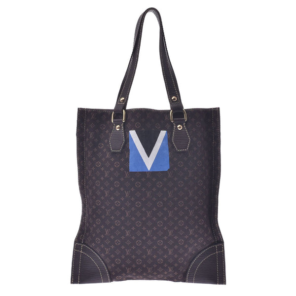 LOUIS VUITTON ルイヴィトン モノグラム タンジェ モノグラムミニイニシャル  茶 M40023 メンズ キャンバス /レザー トートバッグ Bランク 中古 銀蔵