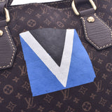 LOUIS VUITTON 路易威登单色丹吉单色迷你首字母缩写茶 M40023 男士帆布 / 皮革手提包 B 级二手银藏