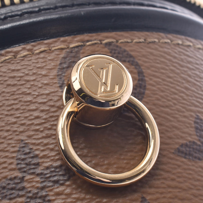 Louis Vuitton Louis Vuitton Monogram Revers Cannes Brown M43986女式组织倒车帆布2way袋A-Rank使用Silgrin