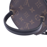 Louis Vuitton Louis Vuitton Monogram Revers Cannes Brown M43986女式组织倒车帆布2way袋A-Rank使用Silgrin