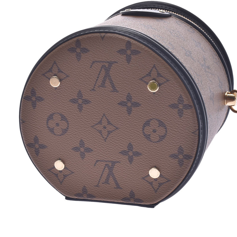 Louis Vuitton Louis Vuitton Monogram Revers Cannes Brown M43986女式组织倒车帆布2way袋A-Rank使用Silgrin