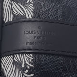 LOUIS VUITTON Louis Vuitton Graphite Key Pol Bandrière 45 Christopher Nemes Black/Grey N41573 Unisex Damiere Fit Canvas Boston Bag A Rank Used Ginzo