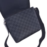 LOUIS VUITTON ルイヴィトン ダミエ グラフィット ディストリクトPM NM 黒 N41028 メンズ ダミエグラフィットキャンバス ショルダーバッグ 未使用 銀蔵