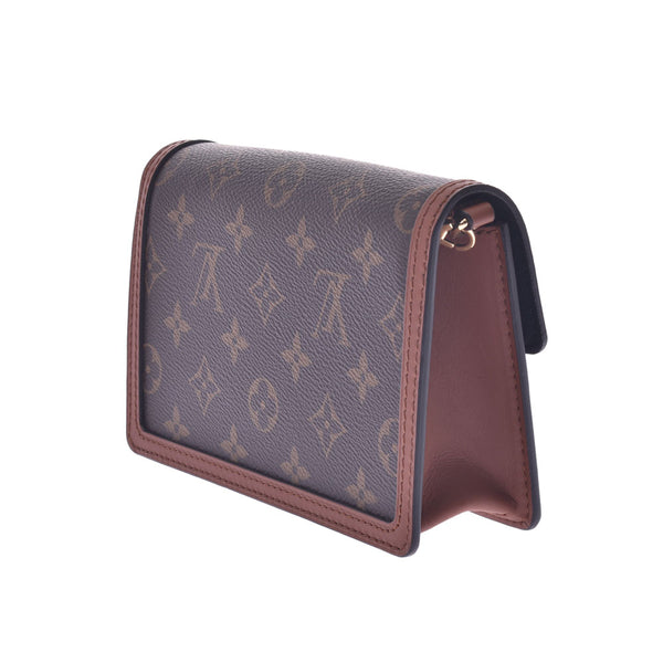 LOUIS VUITTON ルイヴィトン モノグラム リバース ドーフィーヌ キャメル系/ブラウン M68746 レディース モノグラムリバースキャンバス 2WAYバッグ 新同 中古 銀蔵