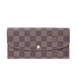 [Financial sales] Louis Vuitton Louis Vuitton Damier Portfoille Umily Brown N63019 Women's Dumie Campbus Long Wallet A-Rank Used Sinkjo