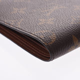 Louis Vuitton Louis Vuitton Monogram Portfoy Multypur Brown M60895 Men's Monogram Canvas Wallet AB Rank Used Sinkjo