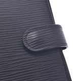 【Financial Results Sale】 LOUIS VUITTON Louis Vuitton Epi Agenda PM Noir (Black) Silver Fittings R20052 Unisex Epi Leather Pocketbook Cover A Rank Used Ginzo