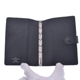 【Financial Results Sale】 LOUIS VUITTON Louis Vuitton Epi Agenda PM Noir (Black) Silver Fittings R20052 Unisex Epi Leather Pocketbook Cover A Rank Used Ginzo