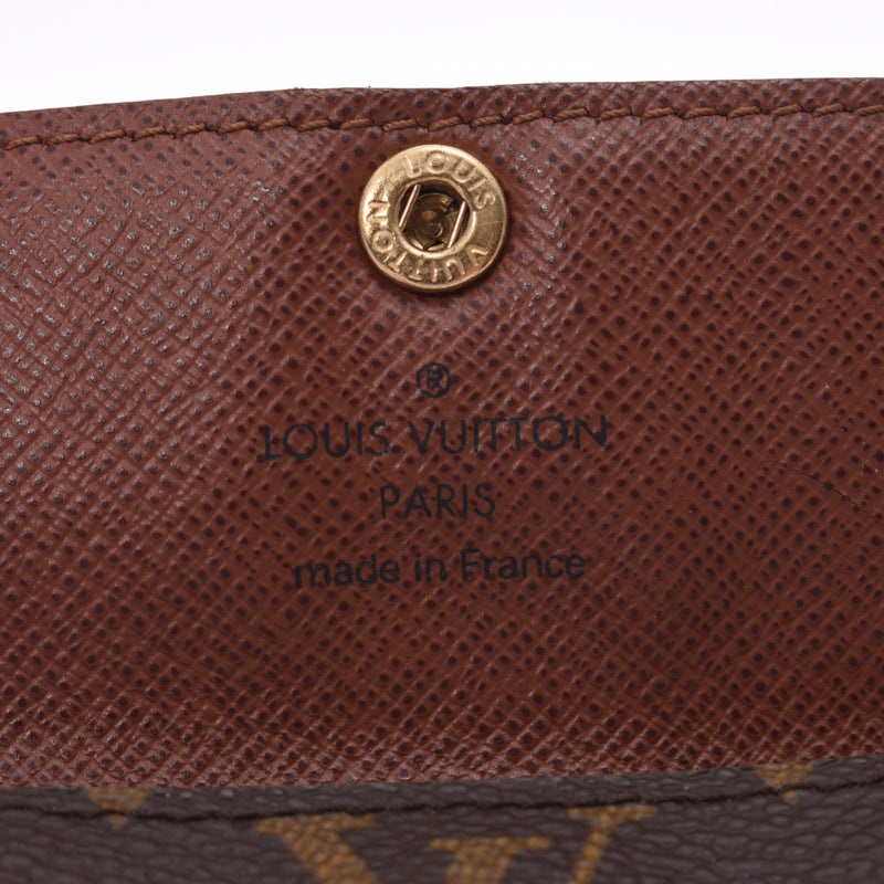 Louis Vuitton Louis Vuitton Monogram Rudlow Supres Brown M61927 UniSex Coin Case AB排名使用Silgrin