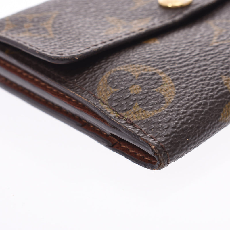 Louis Vuitton Louis Vuitton Monogram Rudlow Supres Brown M61927 UniSex Coin Case AB排名使用Silgrin