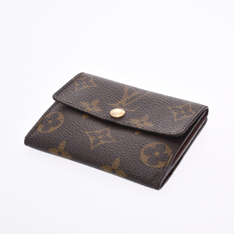 Louis Vuitton Louis Vuitton Monogram Rudlow Supres Brown M61927 UniSex Coin Case AB排名使用Silgrin