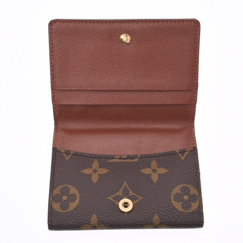 Louis Vuitton Louis Vuitton Monogram Rudlow Supres Brown M61927 UniSex Coin Case AB排名使用Silgrin