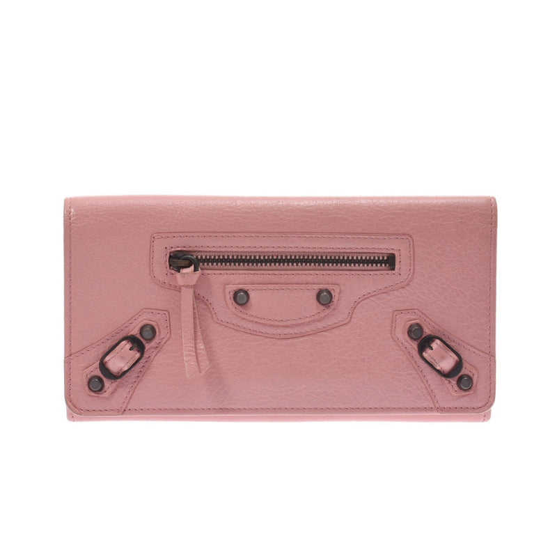 Balenciaga the classic money pink 163471 women's calf Wallet