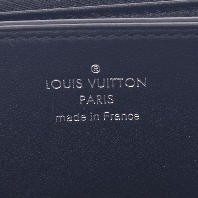 Louis Vuitton Louis Vuitton Monogram Mahina Zippy Wallet Black M41426 Women's Leather Long Wallet A-Rank Used Silgrin