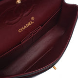 CHANEL シャネル チェーンショルダーバッグ 黒 ゴールド金具 レディース ラムスキン ショルダーバッグ Bランク 中古 銀蔵