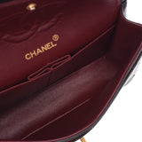 CHANEL シャネル チェーンショルダーバッグ 黒 ゴールド金具 レディース ラムスキン ショルダーバッグ Bランク 中古 銀蔵