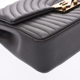 CHANEL シャネル チェーンショルダーバッグ グレー ゴールド金具 レディース ラムスキン ショルダーバッグ Aランク 中古 銀蔵