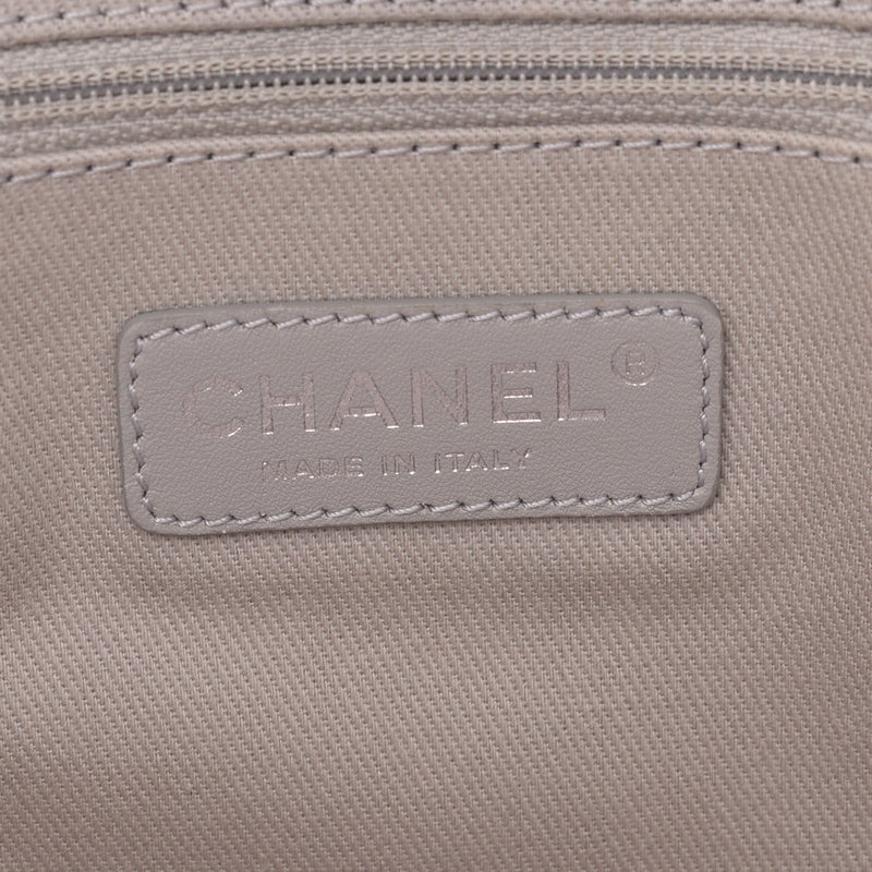 Chanel Chanel Deauville连锁店手提袋黑色女士卷曲肩包AB排名二手水槽