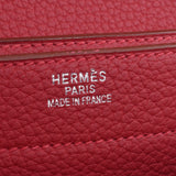 Hermes Hermes Saku Ade Peche 41 Breive Case Louge Big Silver Fittings□G刻（2003年左右）男士峡湾商务包A-Rank使用过Silgrin