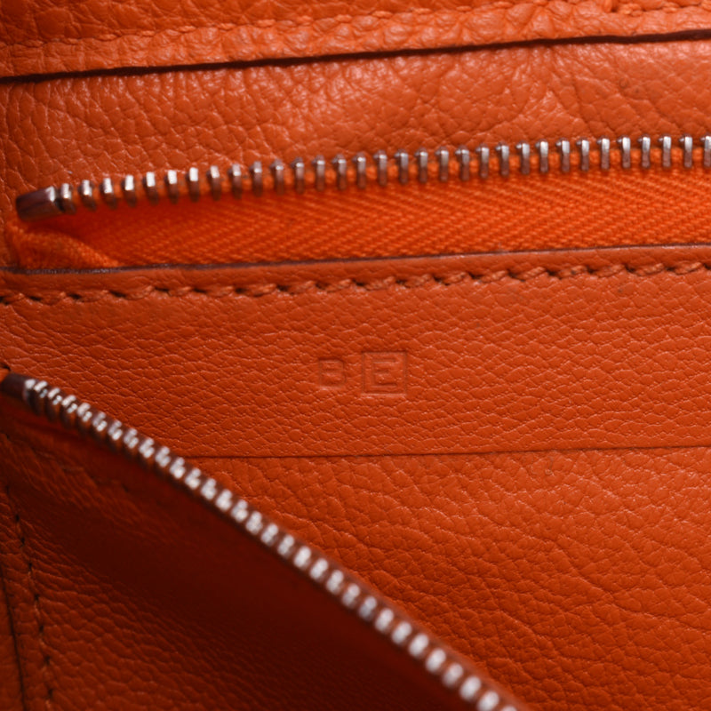 Hermes Hermes Foolto All Leather Orange □ E-Engraved (around 2001) Unisex Togo Tote Bag AB Rank Used Sinkjo