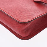 HERMES エルメス ポシェットグリーン ルージュビフ ゴールド金具 ユニセックス クシュベル ウエストバッグ ABランク 中古 銀蔵