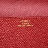 Hermes pochette green Rouge biff gold hardware Unisex kumbell waist bag AB rank Silver
