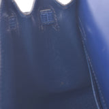 Hermes Hermes Minidey Blue Roy Gold Bracket ○ S Chain (around 1989) Ladies Lizard Shoulder Bag B Rank Used Sinkjo