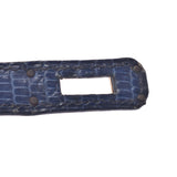 Hermes Hermes Minidey Blue Roy Gold Bracket ○ S Chain (around 1989) Ladies Lizard Shoulder Bag B Rank Used Sinkjo