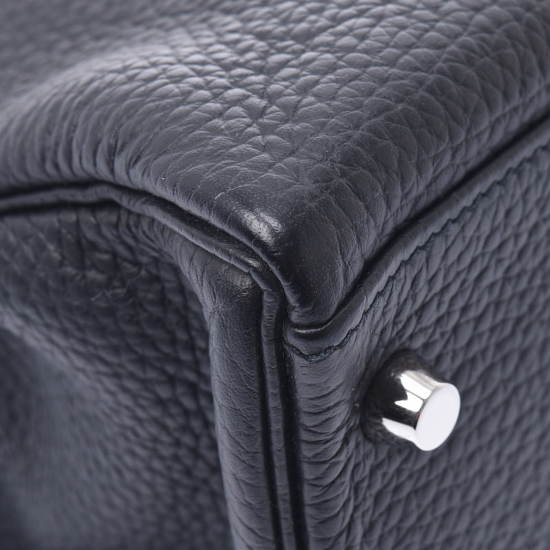 Hermes Hermes Kelly 32 Insermily 2way Bag Black Silver Tracket T刻（2015年左右）女士Triyo纤维钢手提包A级使用水池