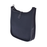 Hermes Hermes Evelin PM Black Silver Bracket □ K-engraved (around 2007) Unisex TOwaru Ash / Leather Shoulder Bag A-rank used Silgrin