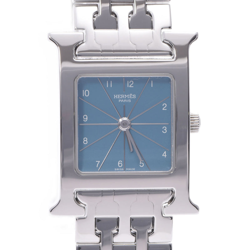 Hermes Hermes Rumsis H Watch HH1.210 Women's SS Watch Quartz Blue Shaker A-Rank Used Sinkjo