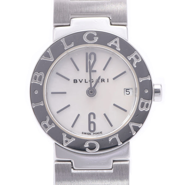 BVLGARI Bulgari Burgari Burgari 23 BB23SS Women's SS Watch Quartz Shell Diambox A-Rank Used Sink