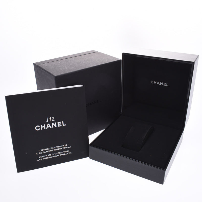 CHANEL Chanel J12 Farse Du Runn H3406 Men's Black Ceramic / SS Watch Automatic Black Table A-Rank Used Silgrin