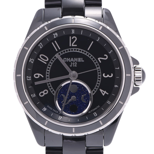 CHANEL Chanel J12 Farse Du Runn H3406 Men's Black Ceramic / SS Watch Automatic Black Table A-Rank Used Silgrin