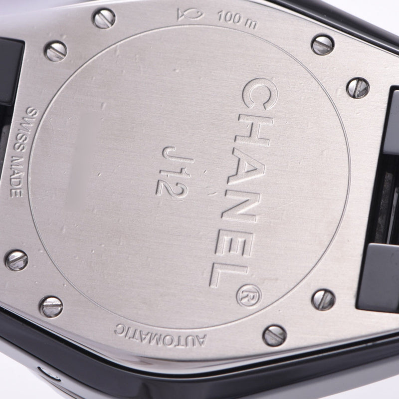 CHANEL Chanel J12 Farse Du Runn H3406 Men's Black Ceramic / SS Watch Automatic Black Table A-Rank Used Silgrin