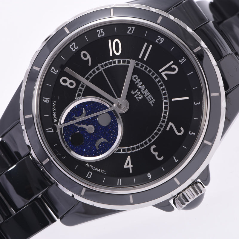 CHANEL Chanel J12 Farse Du Runn H3406 Men's Black Ceramic / SS Watch Automatic Black Table A-Rank Used Silgrin