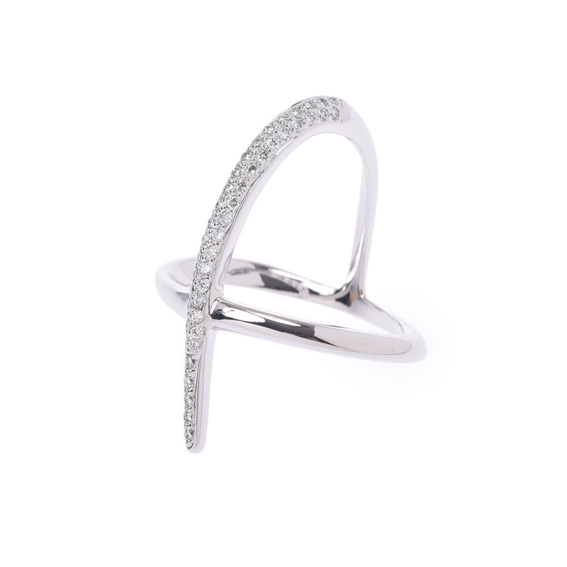 Other Karati Calati Diamond 0.42CT 22 Unisex K18WG Ring / Ring A Rank Used Silgrin