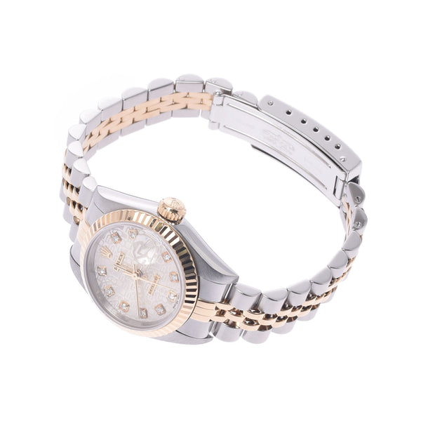 ROLEX Rolex Datejust 10P Diamond 79173G Ladies YG/SS Watch Automatic Computer Dial A Rank Used Ginzo
