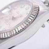 ROLEX Rolex Datejust 10P Diamond 69174G Women's WG/SS Watch Automatic Winding Silver Dial A Rank Used Ginzo