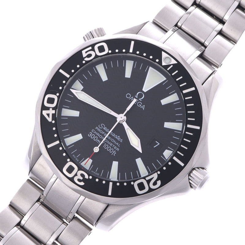 Omega Omega Seamaster Professional 2254.50男装手表自动伤口黑色桌A级使用水池