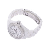 CHANEL Chanel J12 33mm Bezel Diamond Boys White Ceramic/SS Watch Quartz White Dial A Rank Used Ginzo