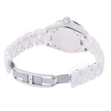 CHANEL Chanel J12 33mm Bezel Diamond Boys White Ceramic/SS Watch Quartz White Dial A Rank Used Ginzo