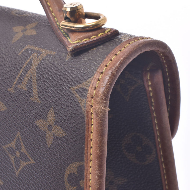 LOUIS VUITTON ルイヴィトン モノグラム ベルエア 2WAYバッグ ブラウン M51122 ユニセックス モノグラムキャンバス ハンドバッグ Bランク 中古 銀蔵