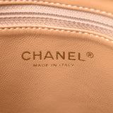 CHANEL Reprint Tote Beige Gold Metal Fittings Women's Caviar Skin Tote Bag A Rank Used Ginzo