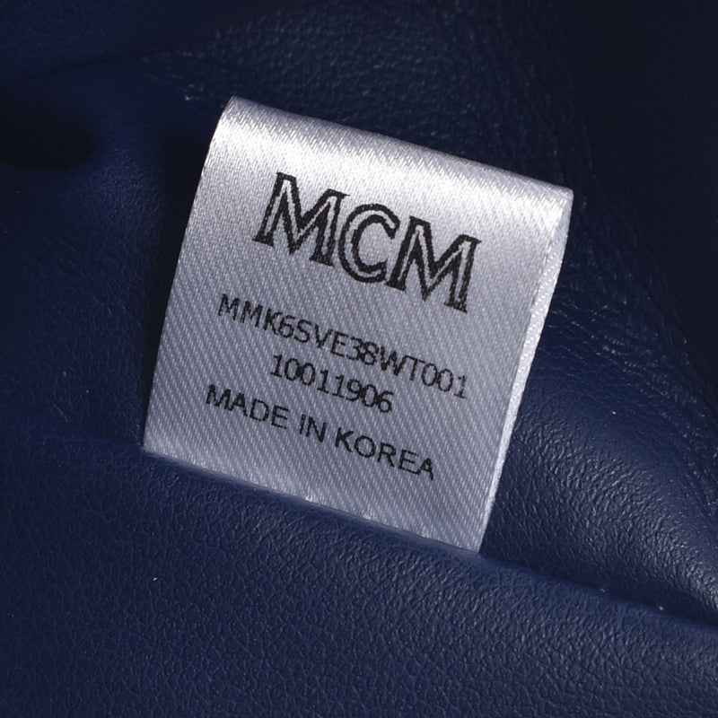 MCM MCM STARK背包侧螺栓白色男女皆宜的皮革披肩日包A排名使用水池