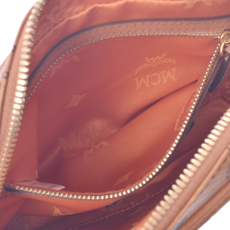 【Financial Sale】 MCM MCM Mini Shoulder Bag Cognac Unisex Shoulder Bag A-Rank Used Silgrin